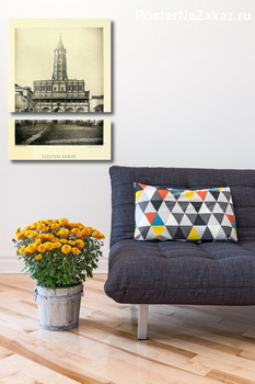 Модульная картина Сухарева башня ,1884