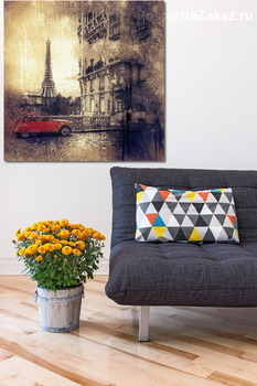 Модульная картина Парижская улица