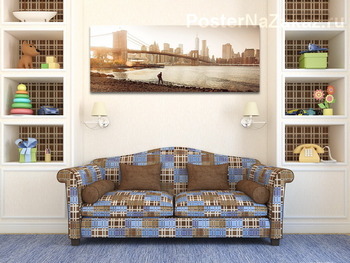 Модульная картина осенний New York