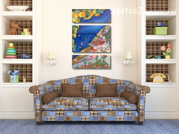 Модульная картина Старый Город