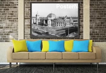 Модульная картина Вид на Введенский канал и Царскосельский вокзал 1910  –  1913