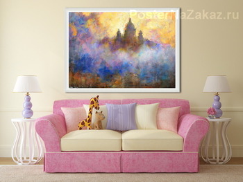 Модульная картина Исаакиевский собор в тумане