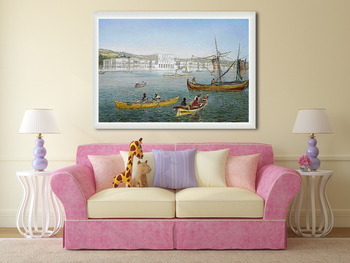 Модульная картина Босфор и дворец Долмабахче, Стамбул