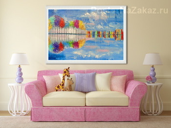 Модульная картина Звук гитары