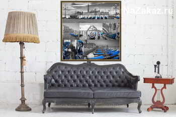 Модульная картина Монохромная Венеция