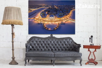 Модульная картина Стрелка Васильевского острова