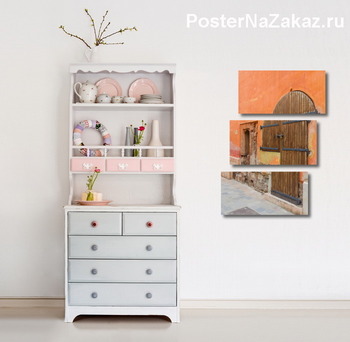 Модульная картина Дверь