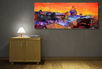 Модульная картина С крыш