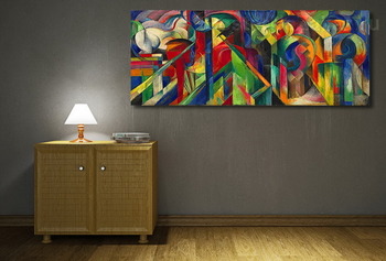 Модульная картина Конюшня