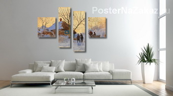 Модульная картина Около леса