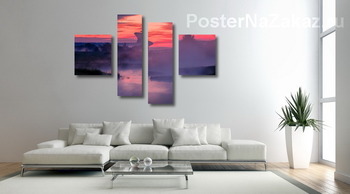 Модульная картина Земное и космическое