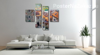 Модульная картина Старый Котор