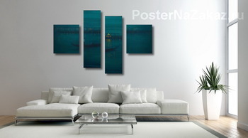 Модульная картина Музыкальные катера