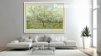 Модульная картина Белый сад