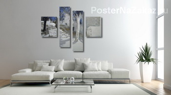 Модульная картина И в этот миг вдруг всё изменилось