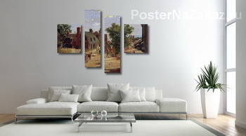 Модульная картина Старый Аннаполис, улица Франциска