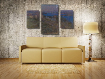 Модульная картина Сиднейская гавань ночью