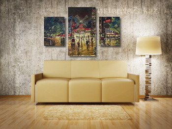 Модульная картина Париж