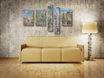 Модульная картина Церковь Космы и Дамиана на Маросейке