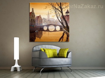 Модульная картина Города Европы