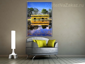 Модульная картина School Bus
