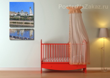 Модульная картина Вид на Кремль