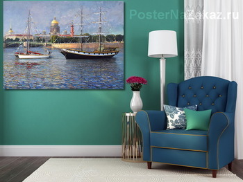 Модульная картина Городской пейзаж Петербурга