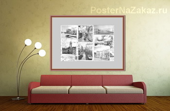 Модульная картина кадры Венеции