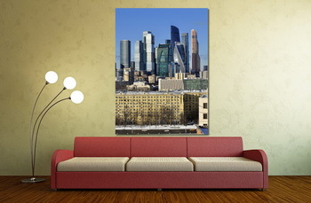 Модульная картина Москва-Сити