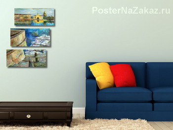 Модульная картина Лед на Неве