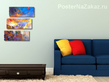 Модульная картина Небо над собором