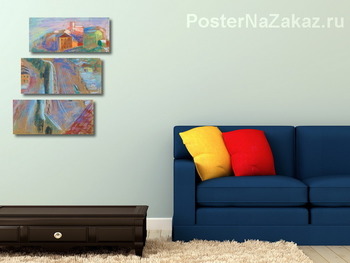 Модульная картина Вид на Стокгольм