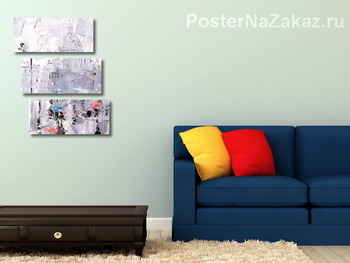 Модульная картина Туман в Петербурге