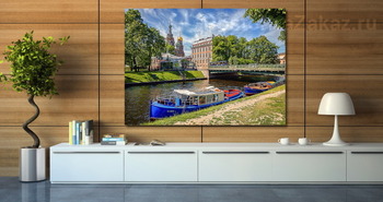 Модульная картина Утром на Мойке.