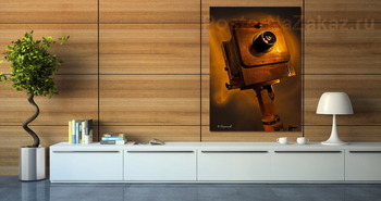 Модульная картина Старинный фотоаппарат