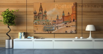 Модульная картина Кремль, Собор Василия Блаженного