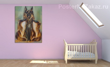 Модульная картина Гав! и кошки у ног моих сели...