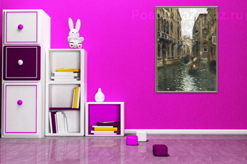 Модульная картина Семейный пикник на Венецианском канале