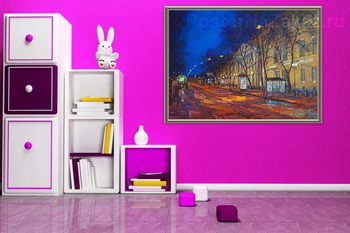 Модульная картина Александр Панюков "Покровский бульвар"