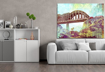 Модульная картина Ретро мост
