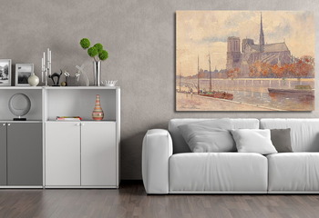 Модульная картина Нотр-Дам, Париж, 1912