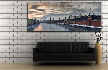 Модульная картина Зимняя Москва