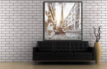 Модульная картина Париж в мечтах