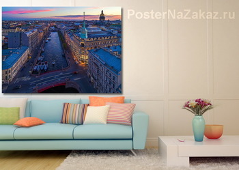 Модульная картина Красный мост