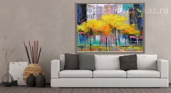 Модульная картина Осень в Чикаго