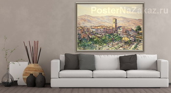 Модульная картина Поппи в Казентино, Тоскана