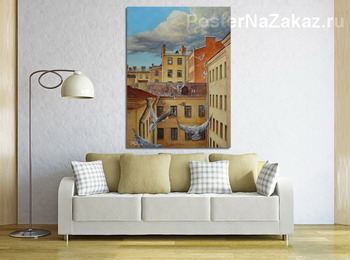 Модульная картина Питер. Голуби