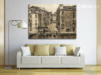 Модульная картина Улицы и каналы в Венеции, 1890 - 1900