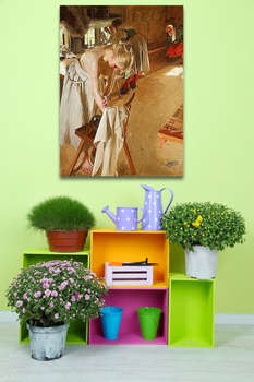 Модульная картина Воскресным утром