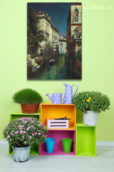 Модульная картина Венеция в лунном свете